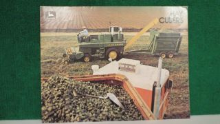 John Deere Tractor Brochure On Hay Cubers,  Models 425 Sp & 390 Stationary,  1978.