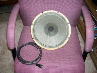 Vintage Jensen " Bell & Howell " 16 Ohm Speaker.  Guitar,  Pa, .  Good Cone.