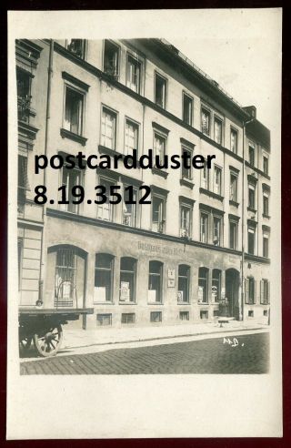 3512 - Germany Munich/ Munchen 1930s Street View.  Gasthaus.  Real Photo Postcard