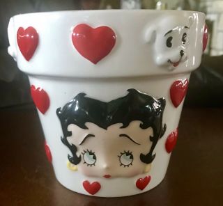 Betty Boop 4.  5” Decorative Flower Pot
