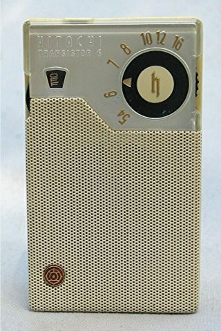 Vintage Hitachi 6 Transistor Radio