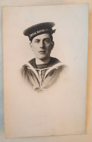 Wwi,  C1914 B/w Photograph.  2 British Soldier Of The (63rd) Royal Naval Division
