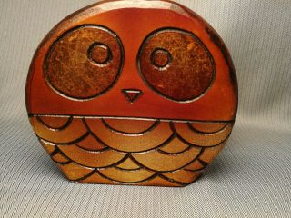 Wood Owl Napkin Holder Wooden Tableware Bird