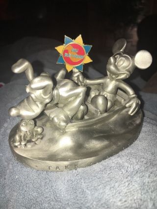 Disney 2000 Disneyana Convention Pewter Its A Small World Voyage Of Happiness