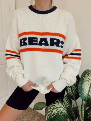 Authentic Vintage 1984 Mike Ditka Chicago Bears Sweater