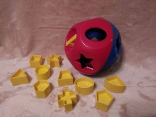 Tupperware Shape O Ball Sorter Toy Tuppertoy Great Learning Toy