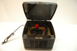 Vintage Rca Victrola Bakelite Phonograph 45 Rpm Record Player 45 - Ey - 3