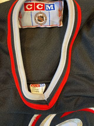 Vintage 90s NHL Buffalo Sabres CCM Goat Head Hockey Jersey Size Large BlackRed 3