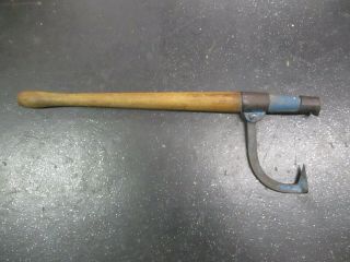 Vintage Dixie Logging Tool Dlt Cant Hook Peavey Log Roller Saw Mill Jack