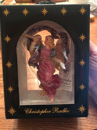 Christopher Radko “angel Of Harmony” (2001) Christmas Ornament - Box