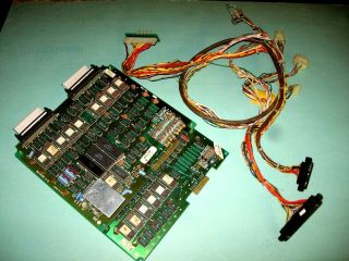 Burger Time - - Cpu Board Set And Wiring Harness - - -