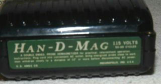 Vintage Han D Mag 115 V Model 10 Double Ended Probe Demagnetizer 3