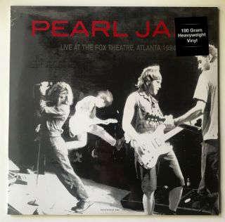 180 Gram Vinyl Pearl Jam Album 1994 Live Fox Theatre Atlanta Record