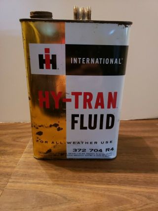 International Harvester Hy - Tran Fluid Can.  Gallon
