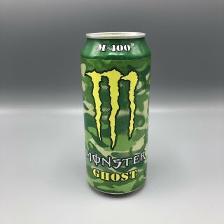 Monster Energy M - 100 Ghost Full 16oz Rare 2015 Can Design