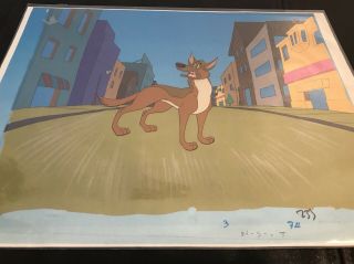 Production Cel All Dogs Go To Heaven The Series.  Charlie 1998