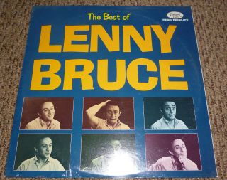 Lenny Bruce Best Of Lp Vinyl Record Album Original1962 Marvelous Mrs.  Maisel