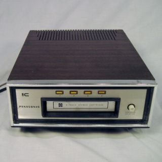 Vintage Panasonic Rs - 802us Stereo 8 Track Tape Player Deck Great