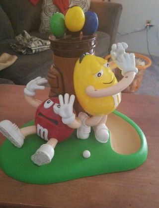 M&m Golf Candy Dispenser With All 4 Colors Of M&m 