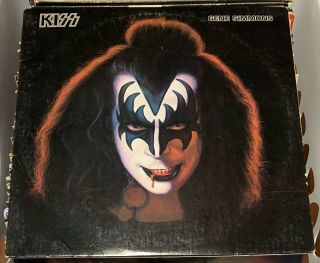 Kiss Gene Simmons 1978 S/t Solo Lp Sterling Casablanca Nblp 7120 Radioactive
