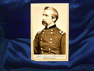 Joshua Lawrence Chamberlain Cabinet Card Photo Vintage Civil War History