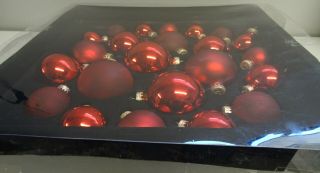 Vintage Red Mercury Glass Christmas Decorations / Baubles X 23