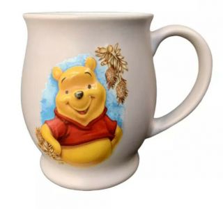 Winnie The Pooh 3d Ceramic Coffee Mug Cup Disney Store Light Purple Grey