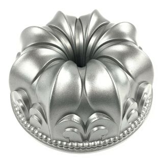 Nordic Ware Fleur De Lis Bundt Cake Pan Cast Aluminum 8 Cups