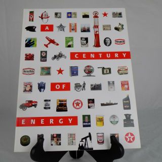 Texaco Century Of Energy Coffee Table Book History Oil Includes 1 Poster Pb 2001