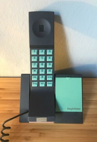 1991 B&O Bang & Olufsen Beocom Teal Color Table Telephone 1003829 Danish Design 3