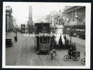 Old Photograph Of Trams Etc In O 
