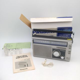 Vintage Panasonic Radio Rf - 568d 2 - Step Tone,  Ac/battery -
