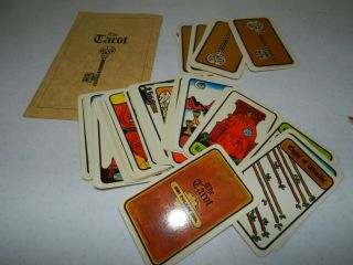 Vintage 1972 Hoi Polloi Inc.  " The Tarot " Card Set W/ Instruction Book (complete)