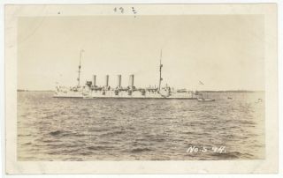 Military Ship Rppc Rp Real Photo Postcard Us Navy Naval S - 94 War Wwi