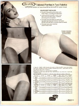 Sexy Ladies,  Panties,  Bras,  Print Ads Paper Clippings 3