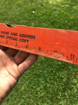 Vintage 1940s General Electric Supply Company Salesman Sample Level Sign Gas Oil 3