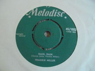 Frankie Miller - Rain,  Rain 1960 Uk 45 Melodisc Rockabilly