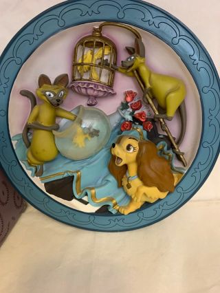 Lady And The Tramp.  We Are Siamese 1955 Collectible Plate