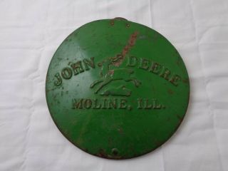 Vintage John Deere Moline,  Illinois Lid