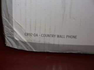 1920 COUNTRY WALL PHONE CROSLEY CR92 CR92 - 0A IN OPEN BOX 2
