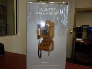 1920 COUNTRY WALL PHONE CROSLEY CR92 CR92 - 0A IN OPEN BOX 3