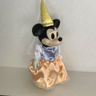 Disney Minnie Mouse Brave Little Tailor Musical Porcelain Doll W/key Wind
