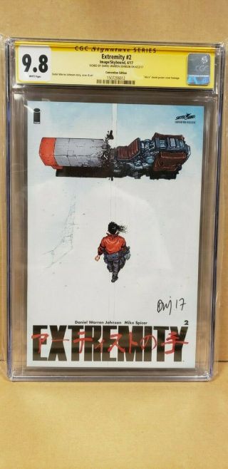 Extremity 2 Cgc 9.  8 Ss Signed Daniel Warren Johnson,  Akira Movie Poster Homage