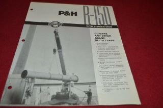 P&h Harnischfeger R - 150 Rough Terrain Crane Dealer 