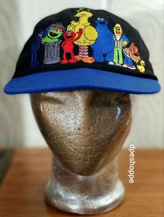 Sesame Street General Store 25 Yrs Jim Henson Muppets Stitched Hat Cap Usa