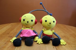 Disney Store Rolie Polie Olie Plush Zowie And Ollie Character Dolls Gently Loved