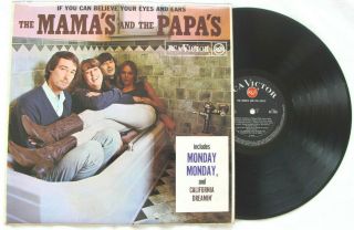 Mamas & Papas If You Can Believe Your Eyes & Ears Orig 1966 Uk Rca Mono Lp Nm/ex