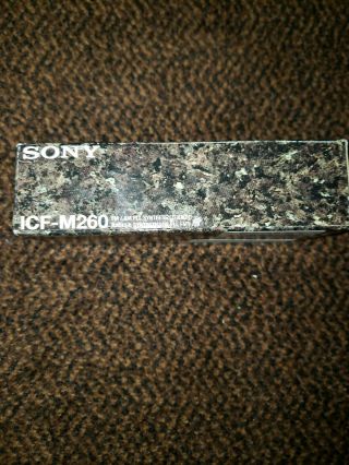 Sony ICF - M260 AM/FM Portable Pocket Radio Digital tuner Synthesized Radio 2