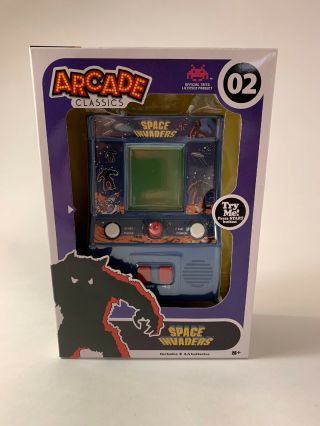 Arcade Classics Space Invaders Mini Handheld Arcade Game New/sealed
