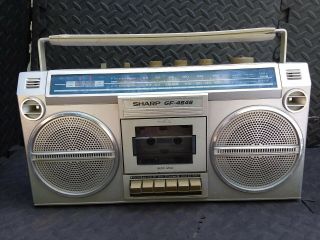 Sharp Gf – 4646 Boom Box / Ghetto Blaster Radio Stereo Parts Repair Gf4646